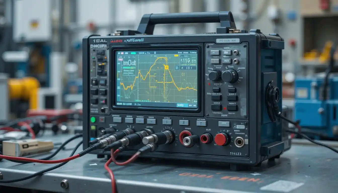 A high-voltage testing device.